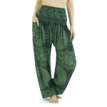 Harembroek XL Mandala Mono groen